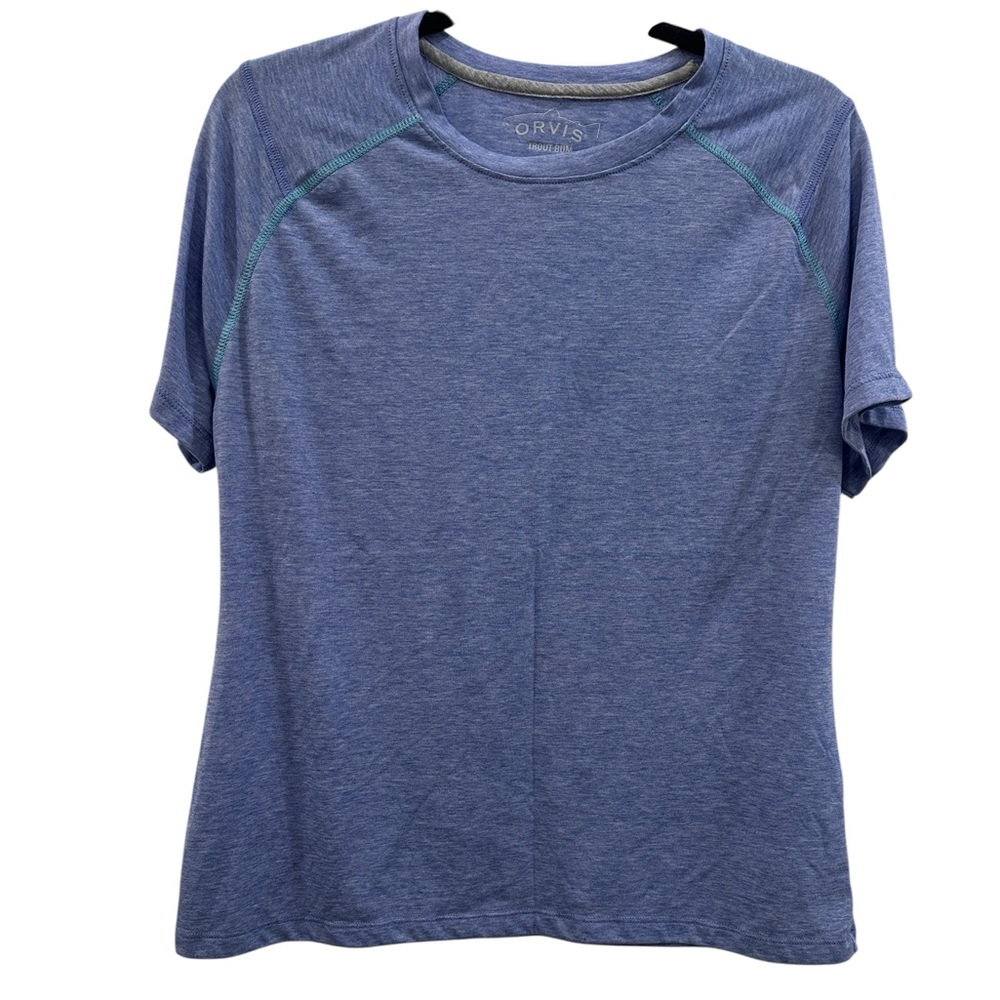 Women’s Orvis Trout bum short sleeve tee shirt size L EUC